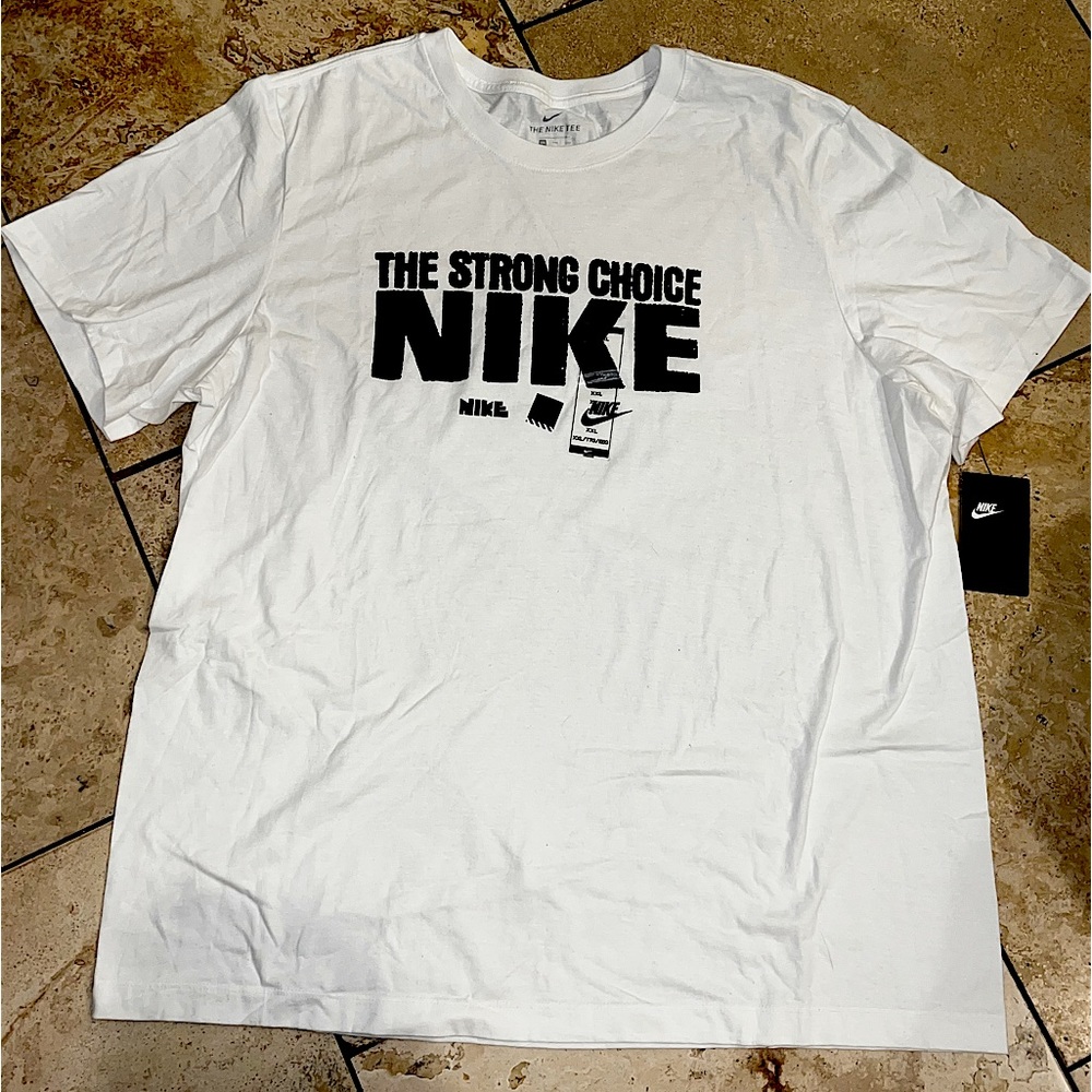 Men’s NIKE Black White Shirt XL New with tags